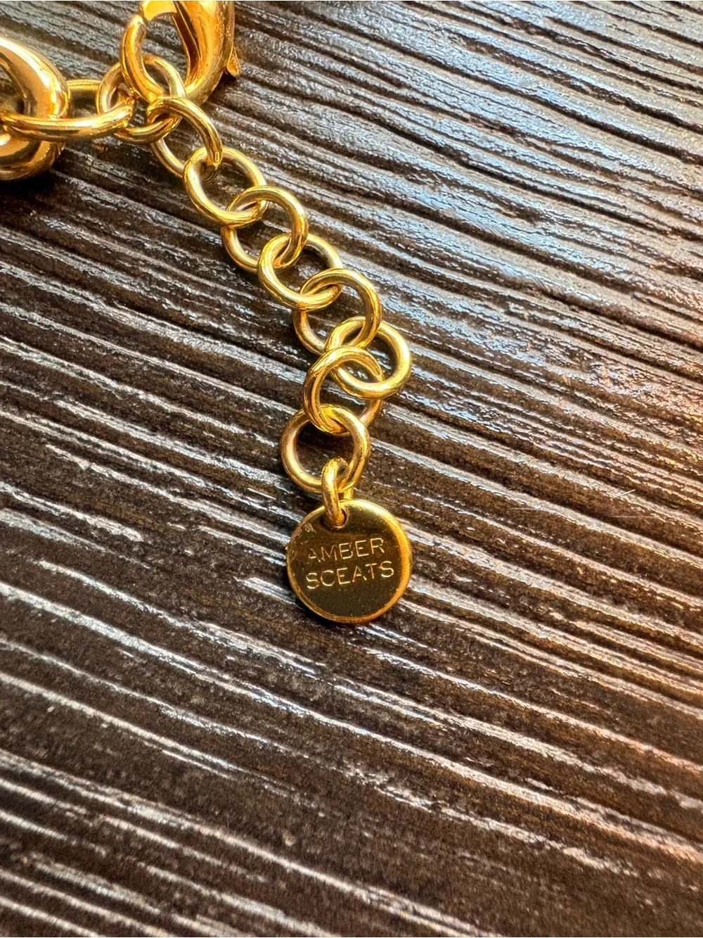 Amber Sceats - Zagora Bessie 24K- Gold Plated Chain Bracelet - Yellow Gold